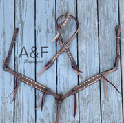 Tack Set | Roughout Buckstitch & Leather Tassels
